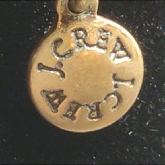 J Crew Bronze Gold Rhinestone Flowered Necklace.  B1 - Picture 5 of 7